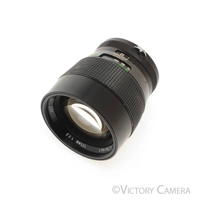 Vivitar Series 1 135mm f2.3 FAST Telephoto Prime Lens for Nikon Non-AI [EXC+]