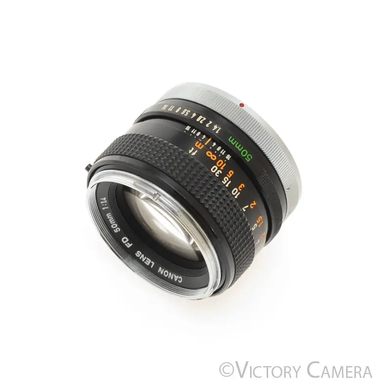 Canon 50mm F1.4 Fast Prime Lens for FD Mount w/ Shade [EXC+]