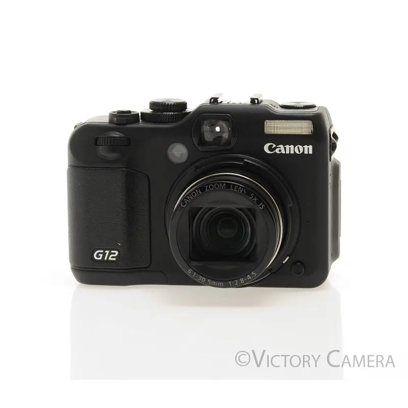 Canon PowerShot G12 10MP Digital Point & Shoot Camera [EXC+]
