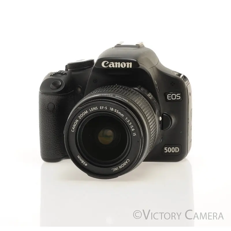 Canon Rebel 500D T1i 15.1mp Digital SLR Camera w/ 18-55mm Lens [EXC]