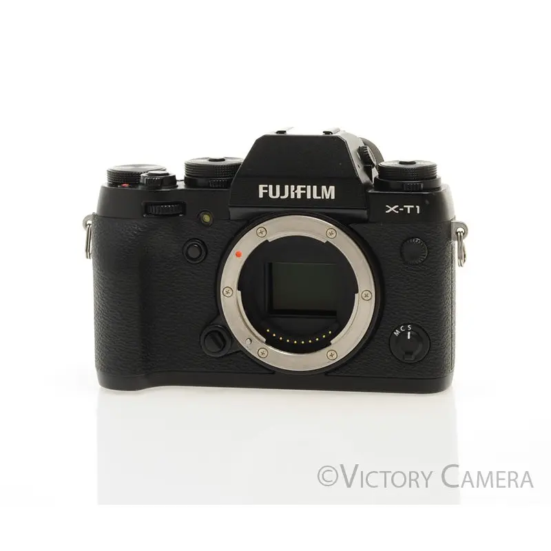 Fuji X-T1 XT1 16.3MP Black Mirrorless Digital Camera Body [EXC+]
