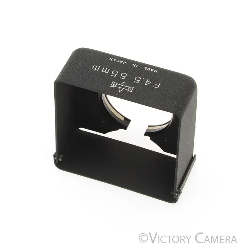 Mamiya C220 C330 55mm f4.5 Square Metal TLR Lens Shade / Hood [EXC+]
