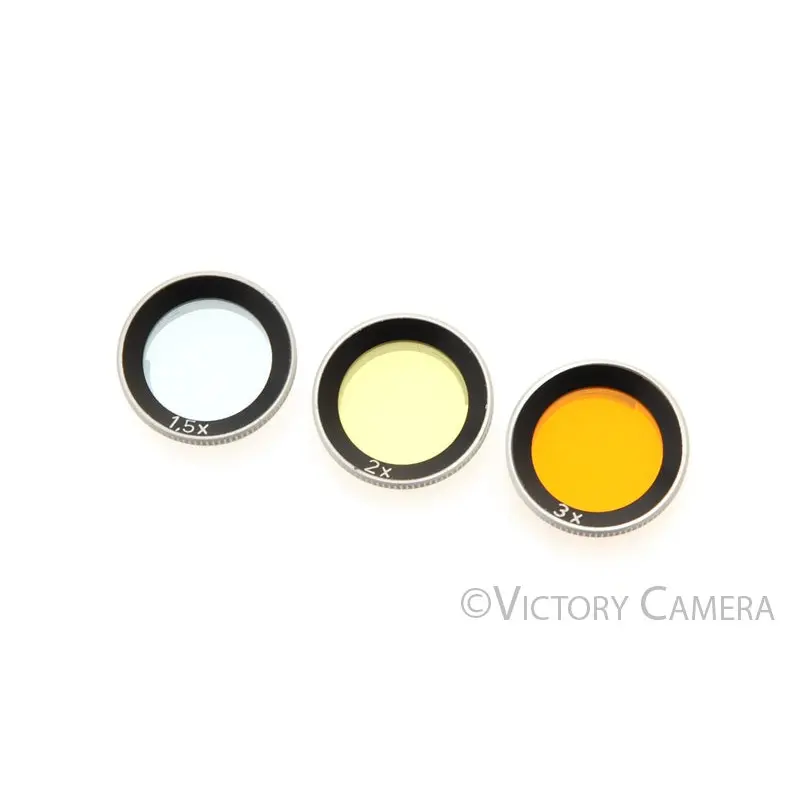 Minox Filterset for Minox B (Yellow, Orange, Light Blue) [MINT-]