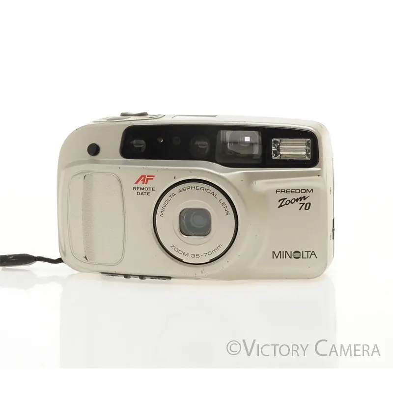 Minolta Freedom Zoom 70 w/ Date 35mm Point & Shoot w/ 35-70mm Lens [EXC]