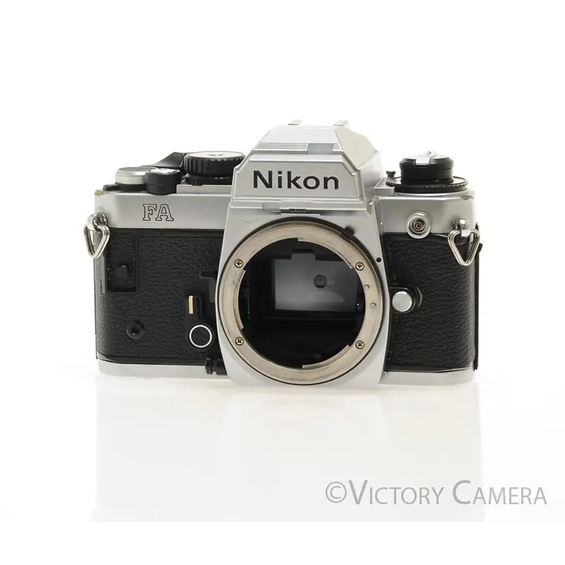 Nikon FA Chrome Camera Body with Matrix Metering -New Seals- [EXC-]