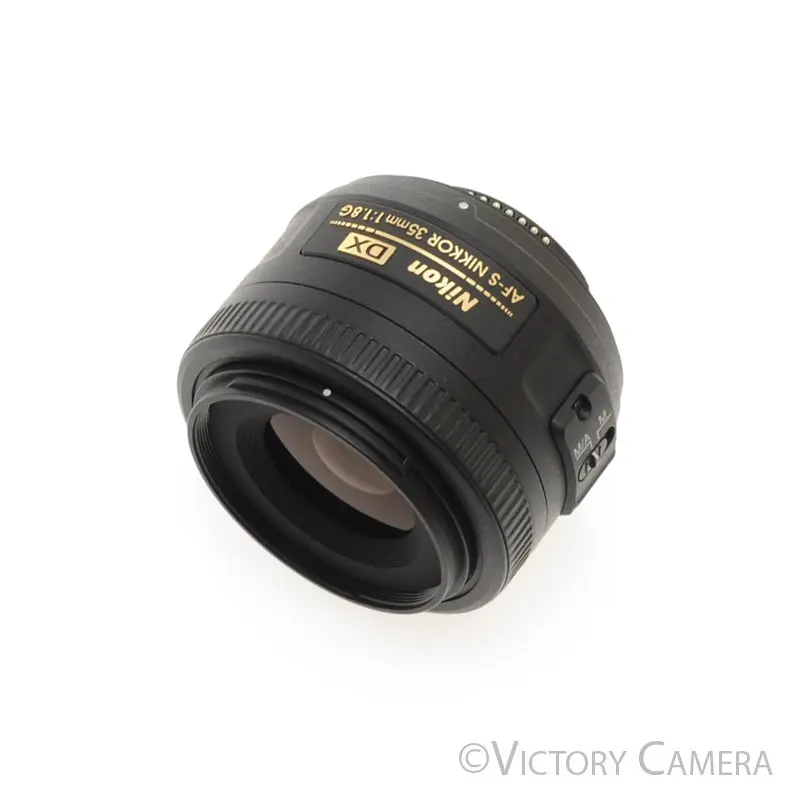 Nikon Nikkor AF-S 35mm f1.8 G DX Wide Angle Prime Lens w/ Shade [MINT-]
