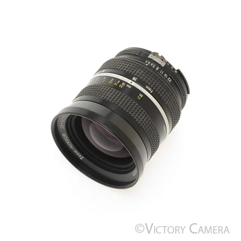 Nikon Zoom-Nikkor 28-45mm f4.5 AI Rare Manual Focus Zoom Lens [EXC]
