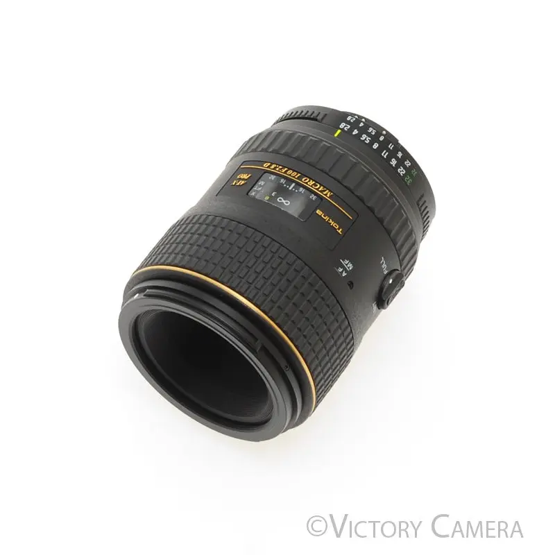 Tokina AT-X Pro 100mm f2.8 D Macro Lens for Nikon AF-D [MINT]