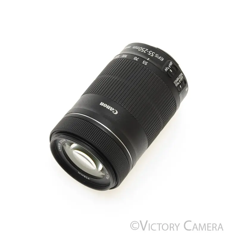 Canon EF-S 55-250mm f4.0-5.6 IS Telephoto Zoom Lens [MINT-]