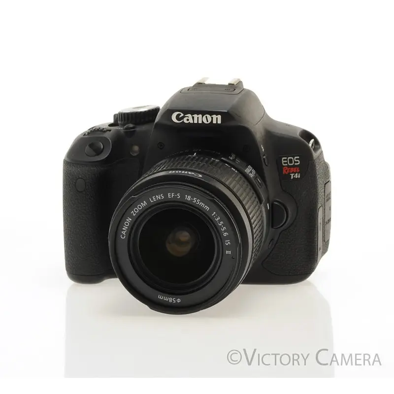 Canon Rebel T4i 18MP Digital SLR Camera w/ 18-55mm Zoom Lens  [EXC+]