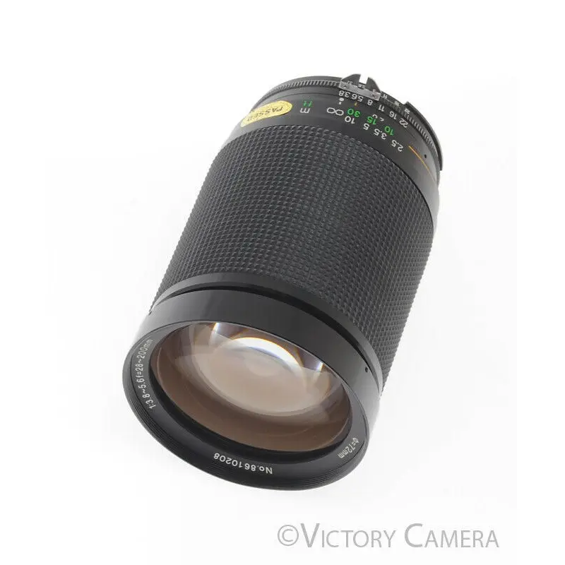 JC Penny 28-200mm f3.8-5.6 Metal-Bodied Macro Lens for Nikon AI-S [EXC+]