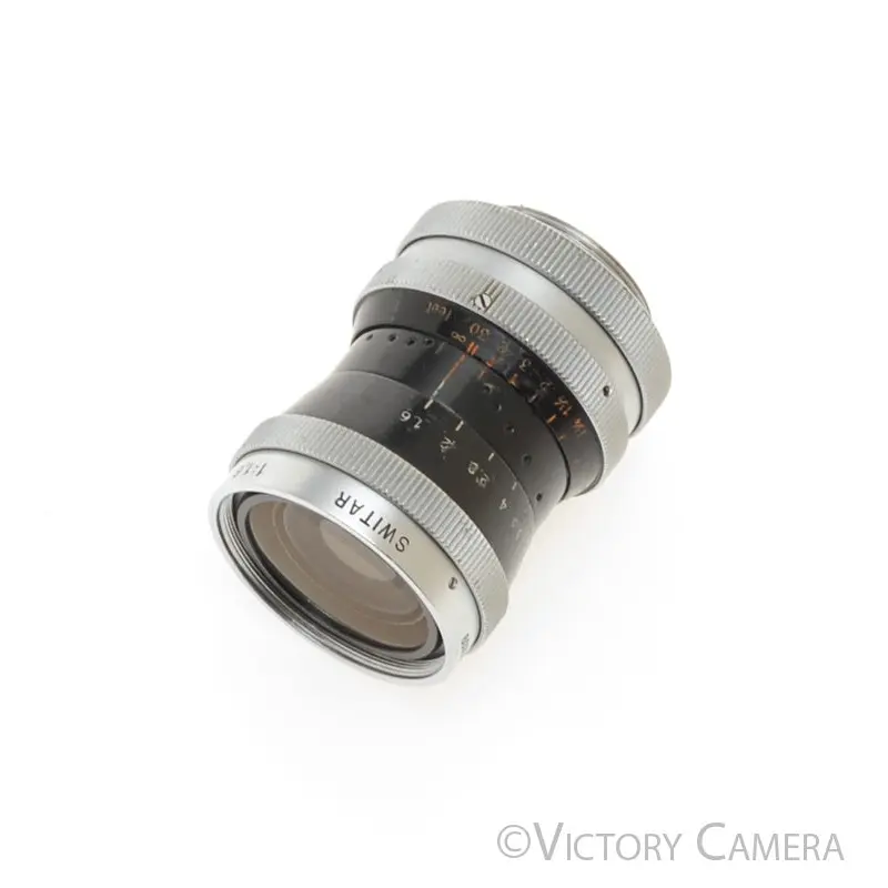 Kern Paillard 10mm f1.6 H16 RX Switar Wide Lens for Bolex H16 [EXC-]