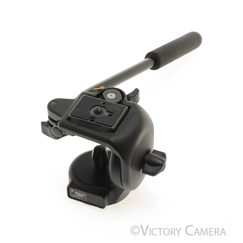 Manfrotto 128RC Tripod Head w/ QR Plate & Arm [EXC]