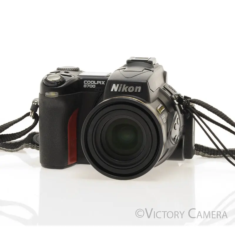 Nikon CoolPix 8700 8MP Digital Point & Shoot Camera w/ 2 Batteries [EXC+]