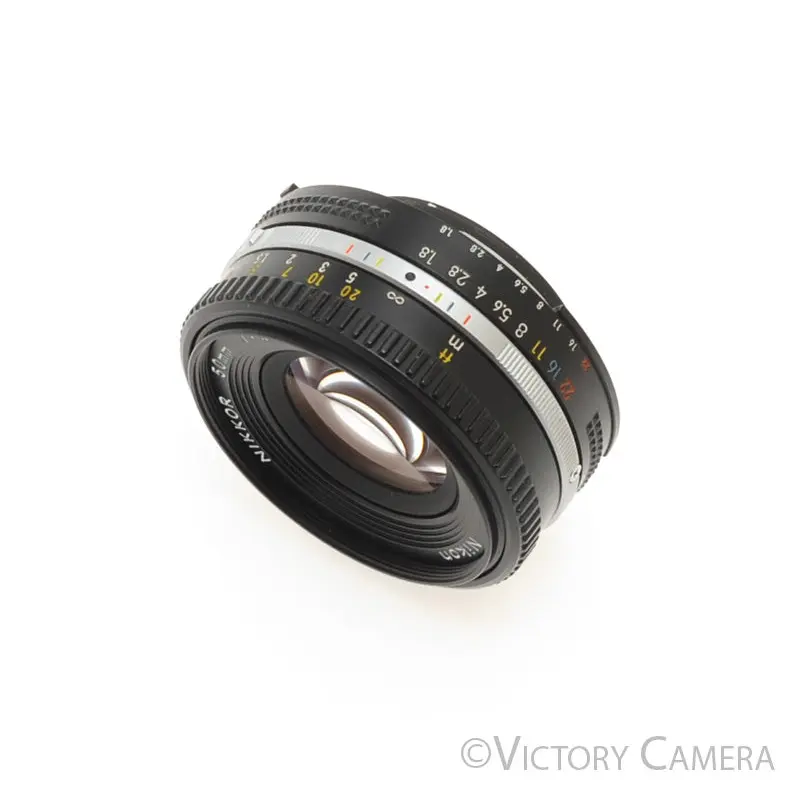 Nikon Nikkor 50mm F1.8 AI-S Lens - Pancake Version- [EXC]
