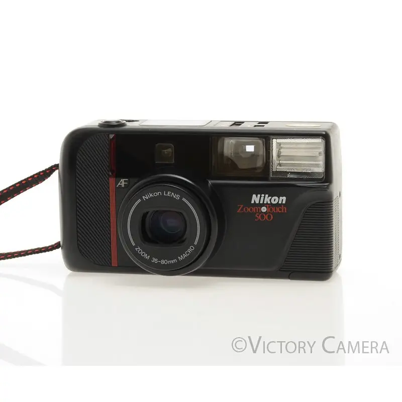 Nikon Zoom Touch 500 Point & Shoot Film Camera w/ 35-80mm Zoom Lens [EXC+]