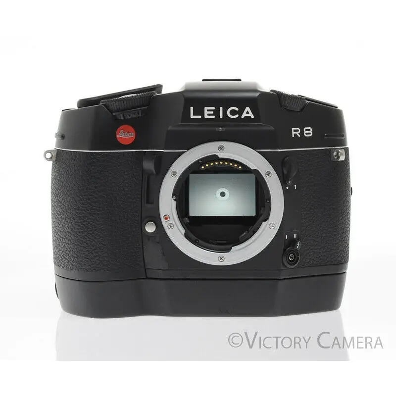 Leica R8 Black SLR Film Camera w/ Motor Winder -Clean- [EXC+]