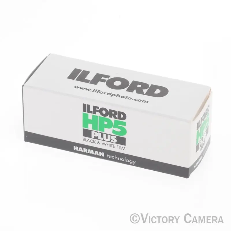 Ilford HP5 Plus HP5+ 400 ISO Black and White Negative Film One Roll 120