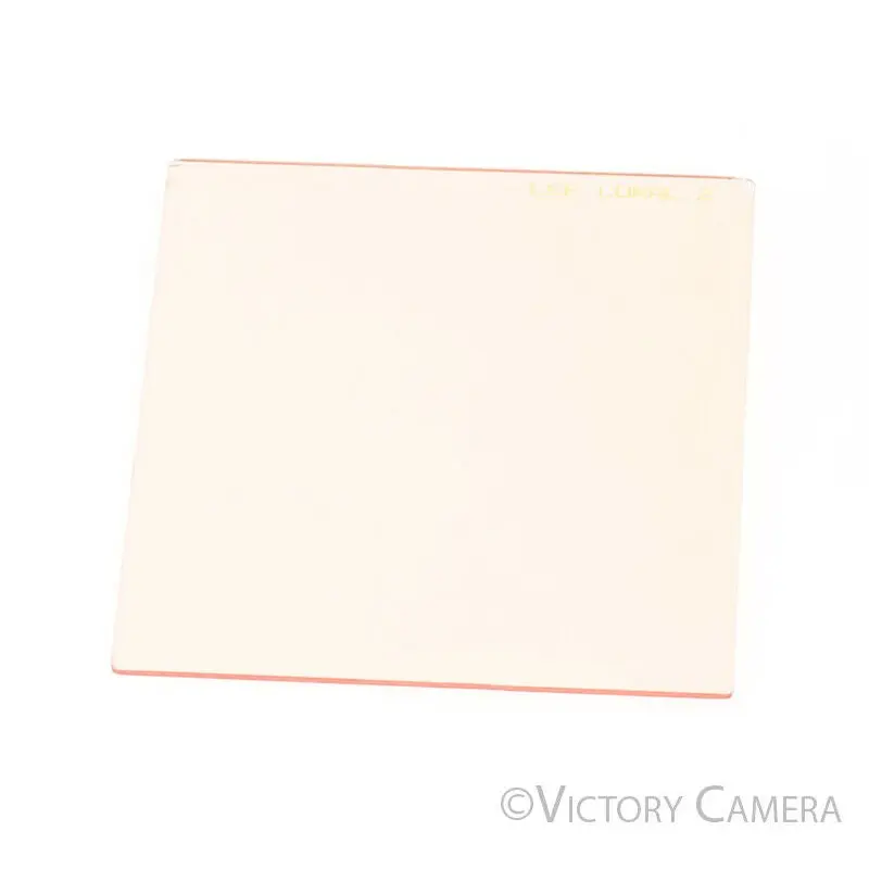 Lee 100mm x 100mm Square Coral 2 Polycarbonate Filter [BAR]