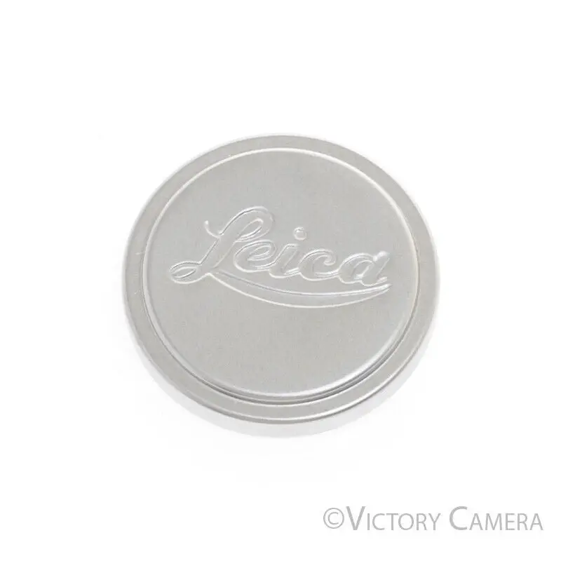 Leica Genuine Chrome A36 36mm Press On Lens Cap -Nice- [EXC]