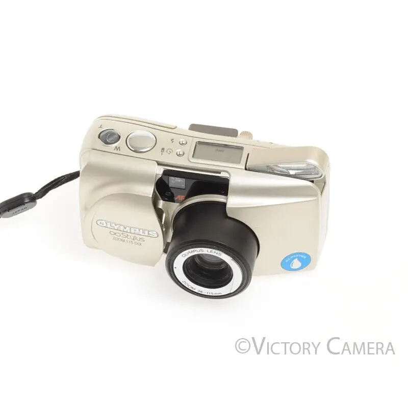 Olympus Stylus Zoom 115 DLX Point & Shoot Camera w/38-115mm Lens -As is, Read- [EX-]