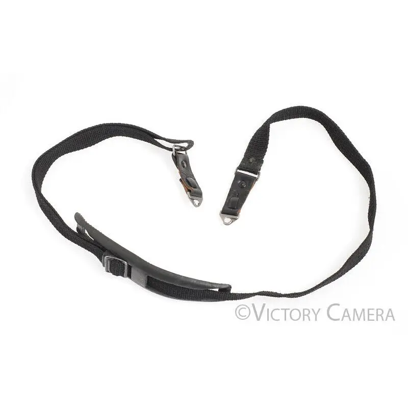 Leica Black Nylon Stap w/ QR Connectors for R / M3, M4, M6, etc. [EXC]
