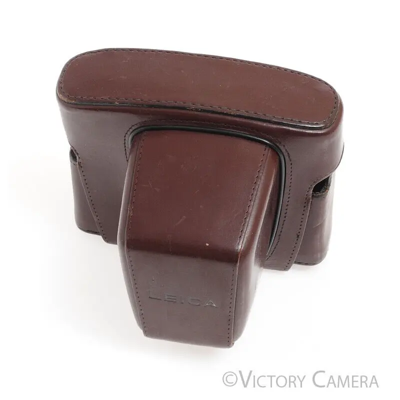 Leica R3 Red Burgundy Ever Ready Camera Case 14506 [EXC+]