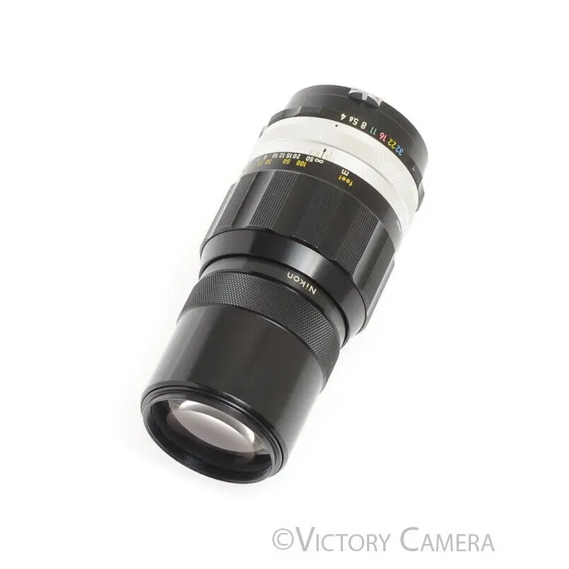 Nikon Nikkor-Q 20cm 200mm f4 Photomic Non-AI Telephoto Prime Lens -Clean- [EXC+]