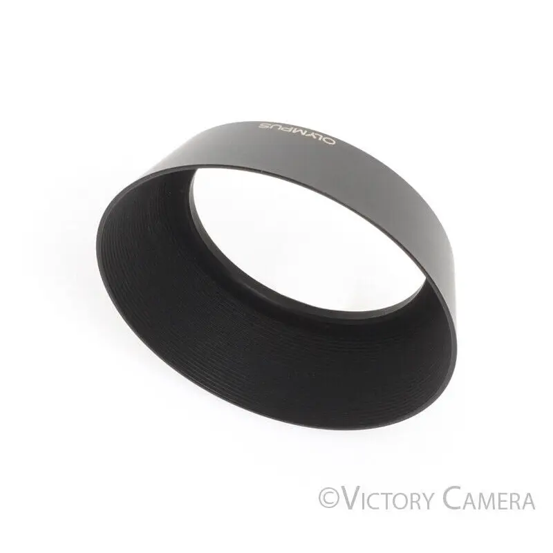 Olympus Black Metal Lens Shade / Hood for 35mm f2.8 Wide Angle Lens -Clean- [EXC+]