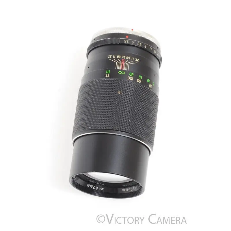 JC Penney Diametic 200mm f3.5 Telephoto Prime Lens for Canon FD  [EXC-]