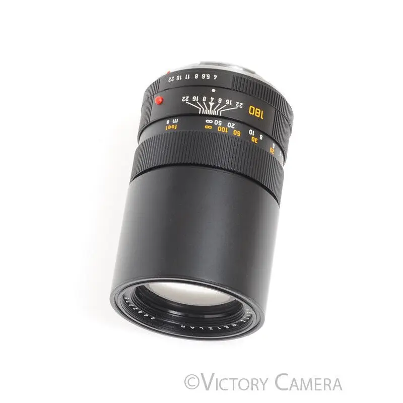 Leica Elmarit-R 180mm f4 3-Cam SLR Telephoto Prime Lens -Clean Glass- [EXC+]