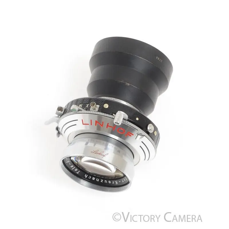 Linhof Schneider-Kreuznach Tele-Arton 180mm f5.5 Lens in Synchro-Compur for 6x9 [EXC-]