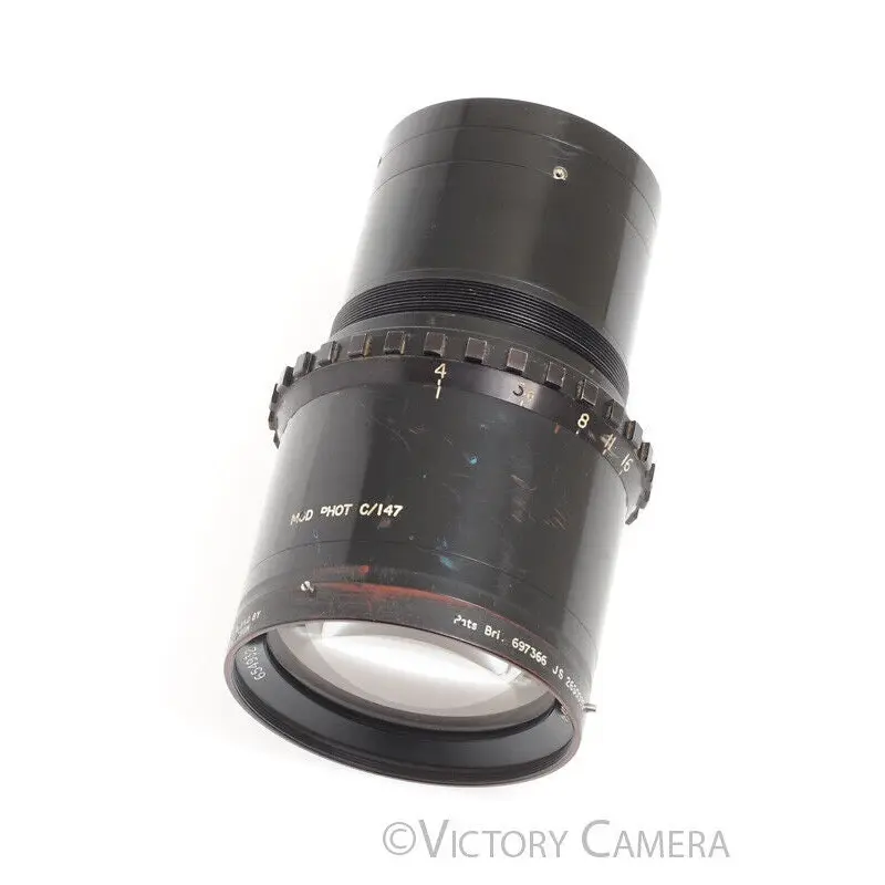 Rank Taylor Hobson 12" f4 British Anastigmat Aerial Prime Lens -Read, Fungus- [BAR]