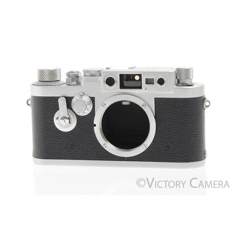 Leica IIIG III G Rangefinder LTM Camera Body -Beauty, New Leather- [EXC-]