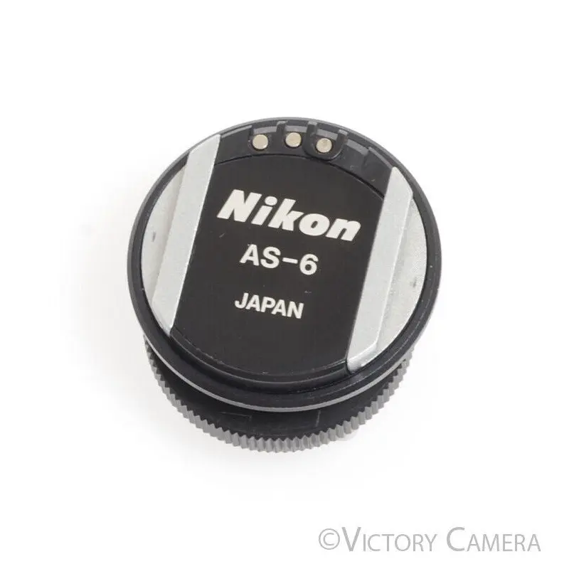 Nikon AS-6 Flash Coupler: Put F3 Flash on ISO Hotshoe [EXC+]
