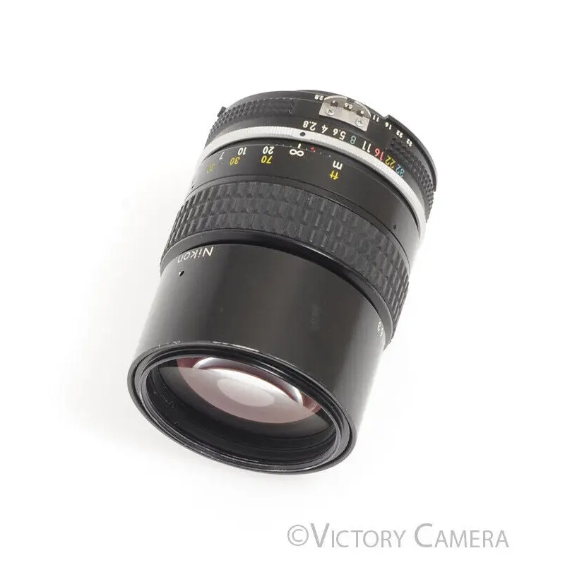 Nikon Nikkor 135mm f2.8 AI Manual Focus Telephoto Prime Lens -Read- [EXC-]