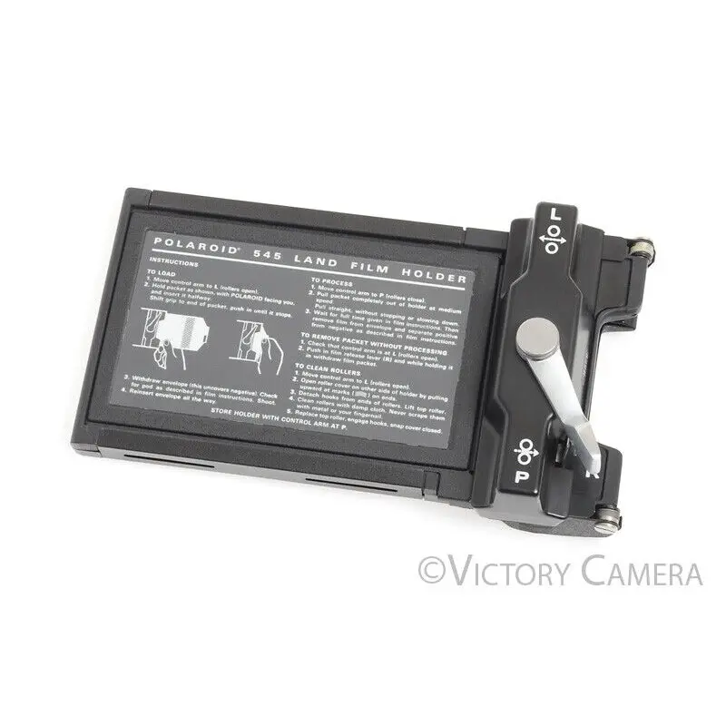 Polaroid 545 4x5 Land Film Holder Back [EXC]