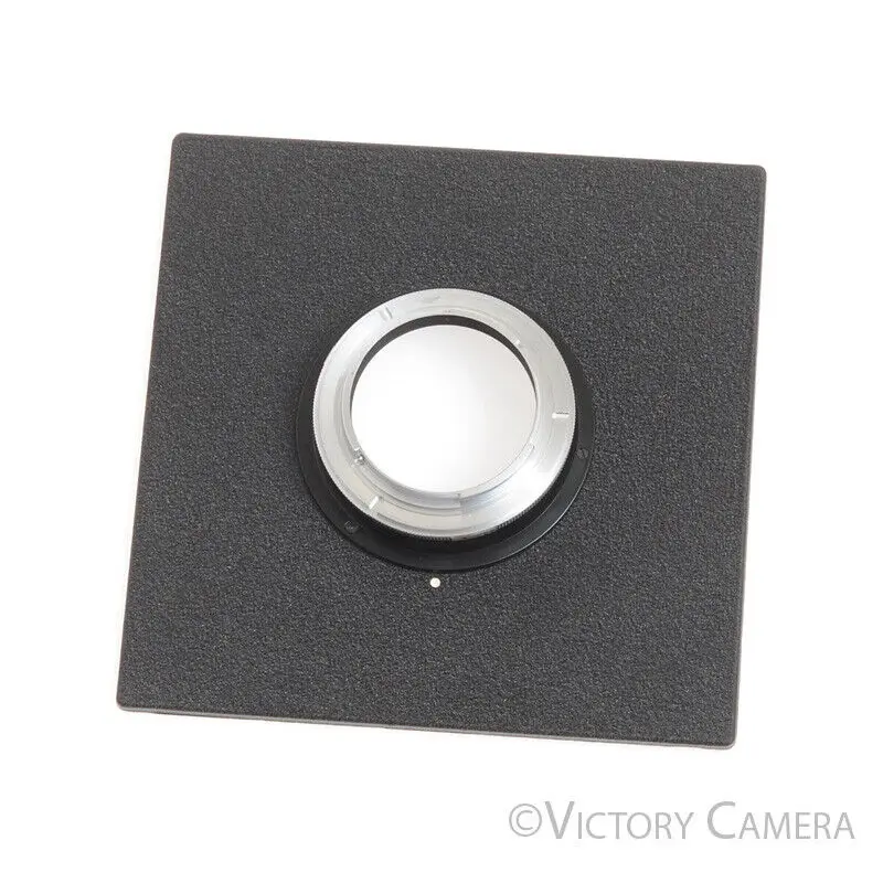 Nikon BR2 Macro Adapter F Lens Reversing Ring on Sinar Lens Board [EXC+]