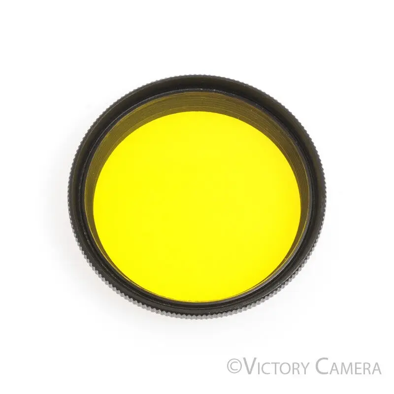 Leica Ernst Leitz Yellow 2 36mm Filter Black Body -Clean in Box- [EXC+]