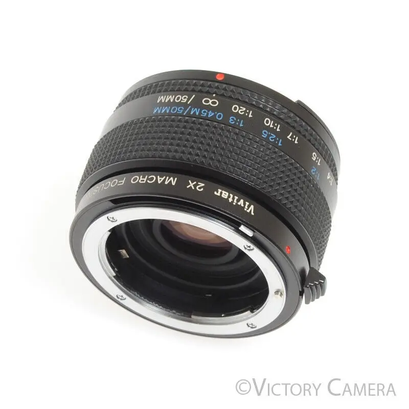 Vivitar Nikon Tele-Macro 2x 1:1 Teleconverter w/ Case for Nikon AI -Example- [EXC]