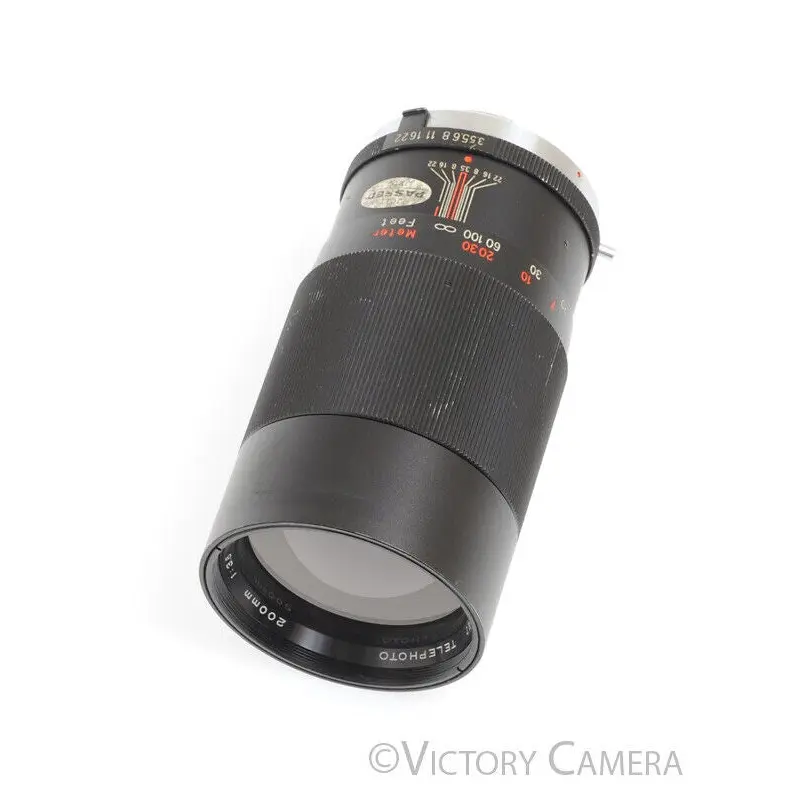 Vivitar 200mm F3.5 Telephoto Prime Lens for Minolta Manual Focus [EXC]