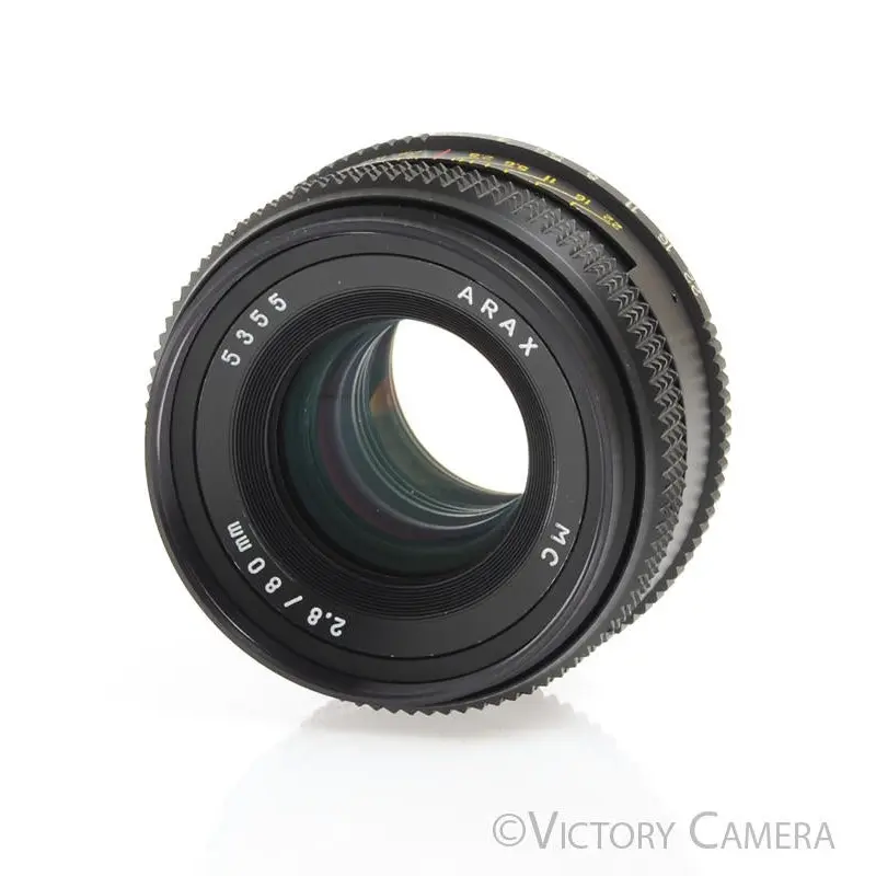 Arax MC 80mm f2.8 Standard Lens for Kiev and Pentacon 6