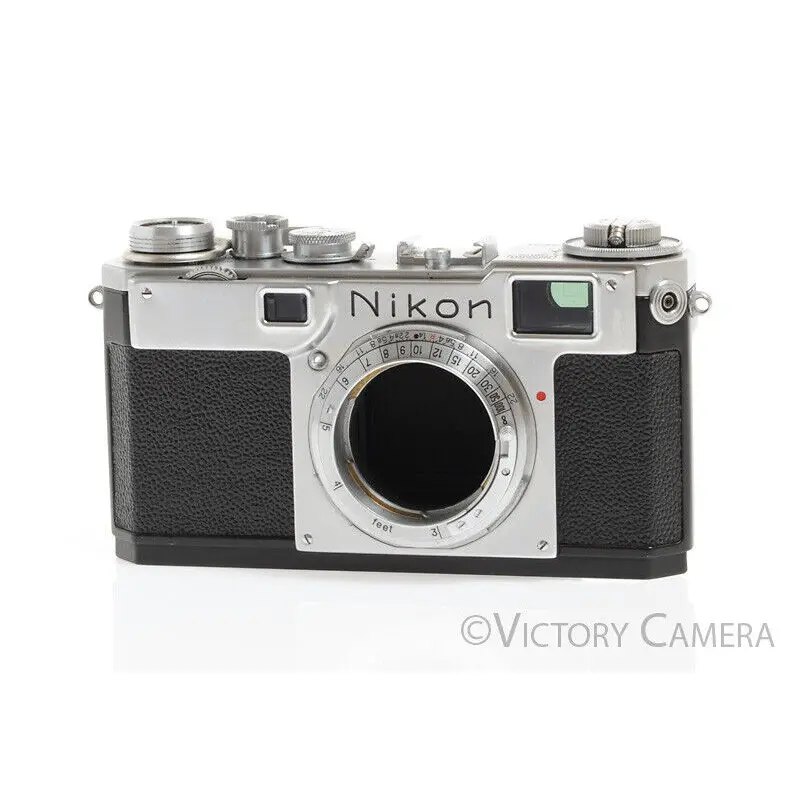 Nikon S2 Chrome 35mm Rangefinder Camera Body (only) [AS-IS]