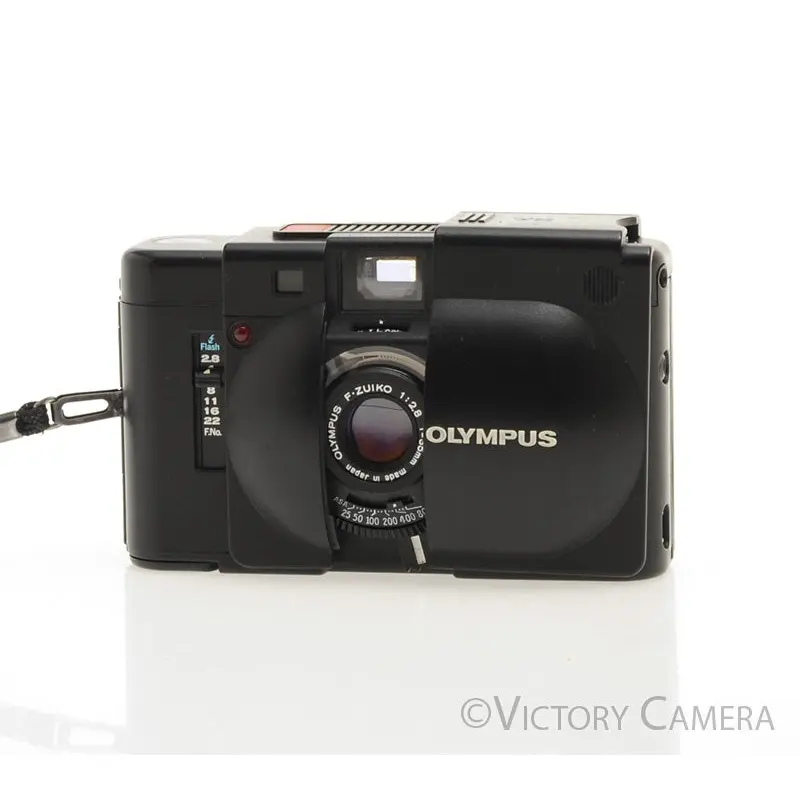 Olympus XA 35mm Rangefinder Film Camera w/ 35mm f2.8 Lens [EXC]