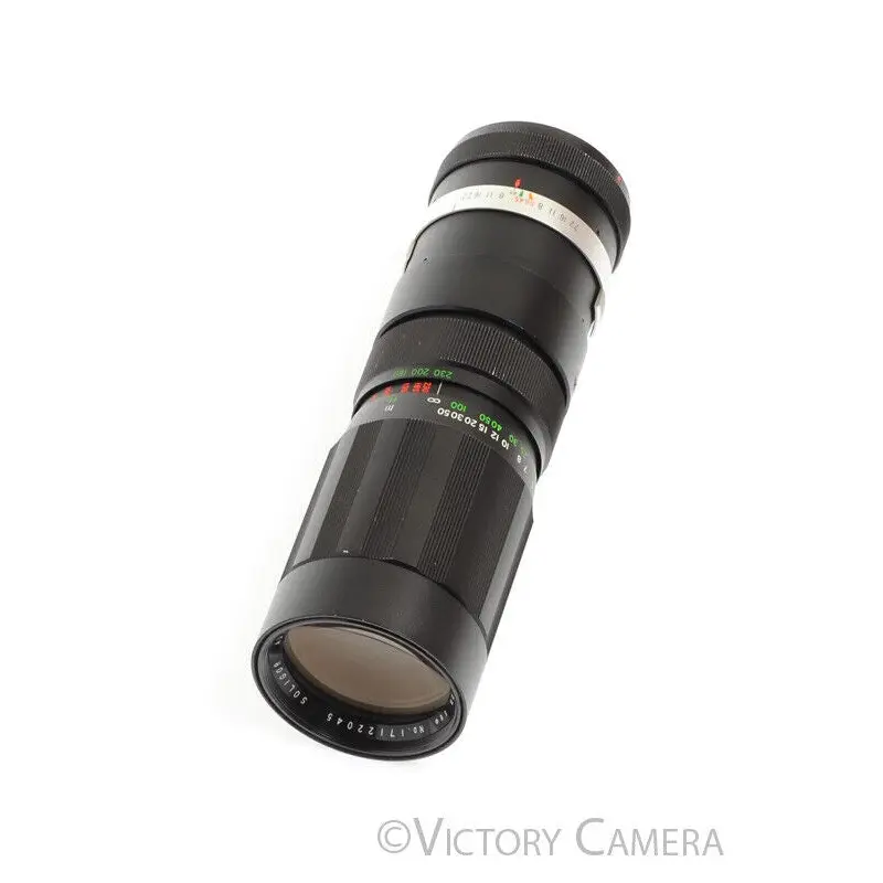 Soligor 90-230mm f4.5 Telephoto Zoom Lens for Beseler Topcon Cameras  [EXC]