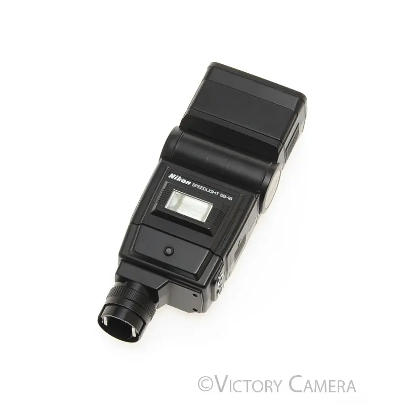 Nikon SB-16 SB-16B Speedlight Flash with AS-8 F3 Foot [EXC]