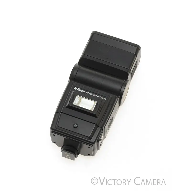 Nikon SB-16 SB-16B Speedlight Flash with AS-9 Standard Foot [EXC+]