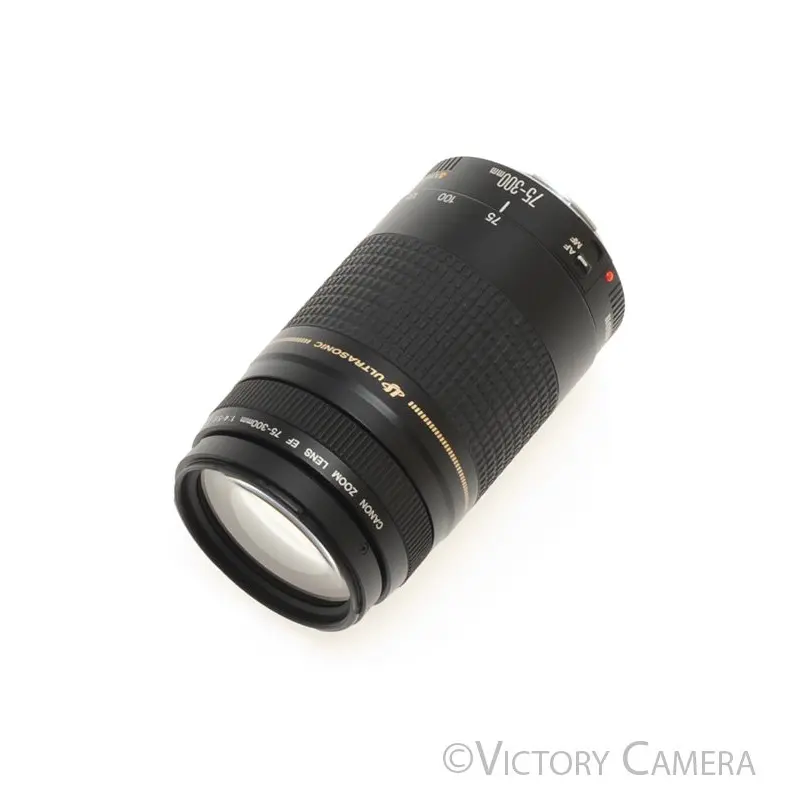 Canon EOS EF 75-300mm f4-5.6 II USM Telephoto Zoom Lens [EXC]