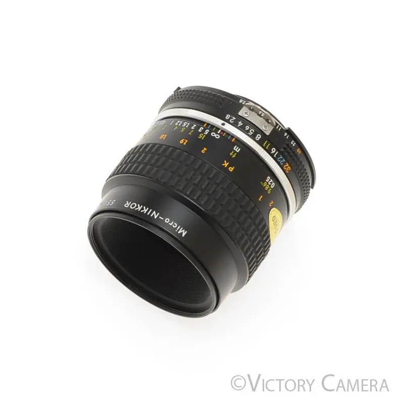 Nikon Micro-Nikkor 55mm f2.8 AI-s Man. Focus Lens [EXC]