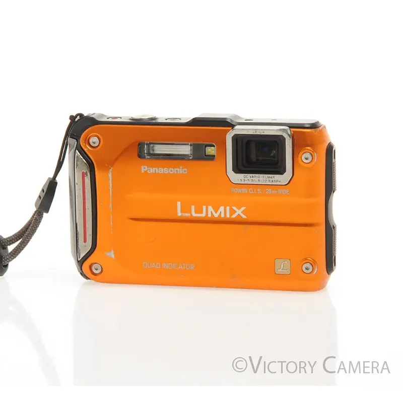 Panasonic Lumix DMC-TS4 12.1MP Digital Point & Shoot Camera [EXC-]